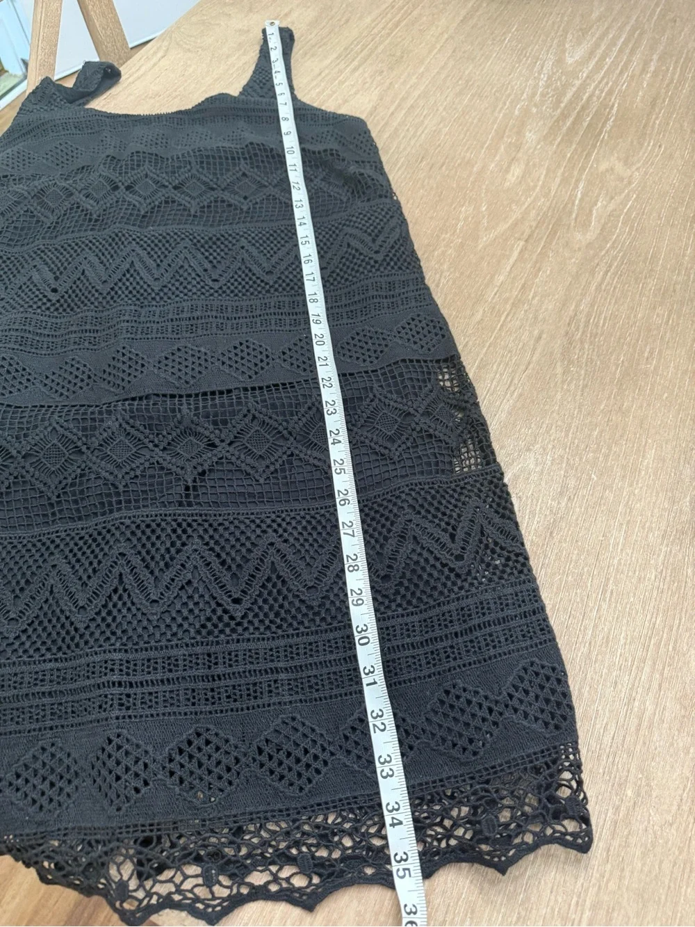 J.Crew Black Crochet Knit Tank Dress - Size 10